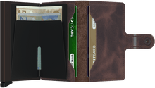 Secrid - Miniwallet Vintage Chocolate טען תמונה לגלריה