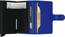 Secrid - Miniwallet Crisple Blue-Black טען תמונה לגלריה