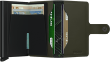 Secrid - Miniwallet Stitch Linea Lime טען תמונה לגלריה