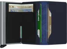 Secrid - Slimwallet Navy Polished טען תמונה לגלריה