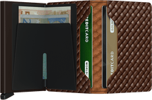 Secrid - Slimwallet Basket Brown טען תמונה לגלריה