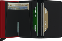 Secrid -Slimwallet Matte Black & Red טען תמונה לגלריה