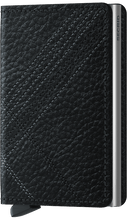 Secrid - Slimwallet Stitch Linea Black טען תמונה לגלריה