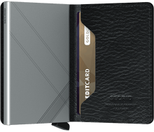 Secrid - Slimwallet Stitch Linea Black טען תמונה לגלריה