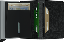 Secrid - Slimwallet Stitch Linea Black טען תמונה לגלריה