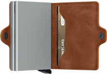 Secrid - Twinwallet Vintage Cognac-Silver טען תמונה לגלריה
