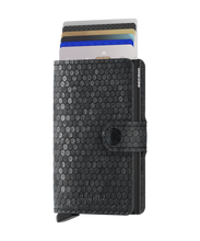  Secrid - Miniwallet Hexagon Black טען תמונה לגלריה
