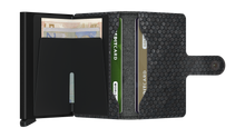  Secrid - Miniwallet Hexagon Black טען תמונה לגלריה

