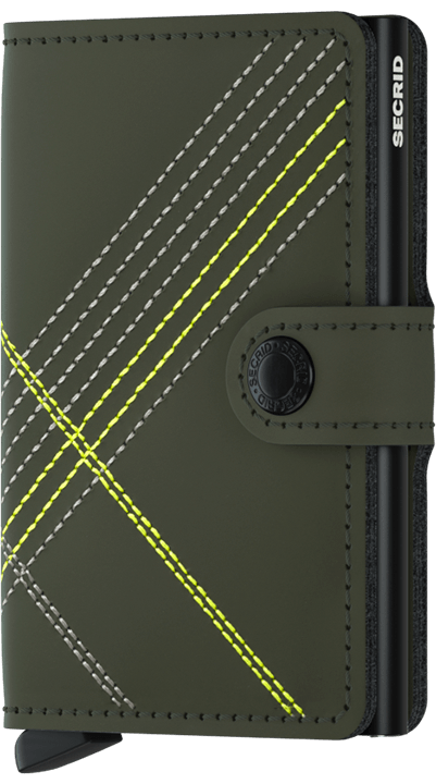 Secrid - Miniwallet Stitch Linea Lime