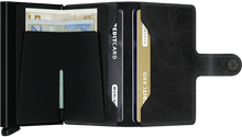  Secrid - Miniwallet Vintage Black טען תמונה לגלריה
