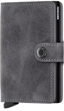  Secrid - Miniwallet Vintage Grey-Black טען תמונה לגלריה
