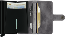  Secrid - Miniwallet Vintage Grey-Black טען תמונה לגלריה
