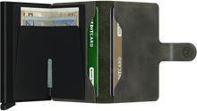  Secrid - Miniwallet Vintage Olive-Black טען תמונה לגלריה
