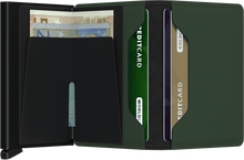 Secrid - Slimwallet Matte Green-Black טען תמונה לגלריה
