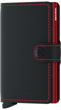  Secrid - Miniwallet Matte Black &amp; Red טען תמונה לגלריה
