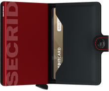  Secrid - Miniwallet Matte Black &amp; Red טען תמונה לגלריה
