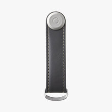  Orbitkey -  מחזיק מפתחות מעור שחור ואפור טען תמונה לגלריה
