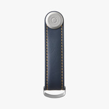  Orbitkey -  מחזיק מפתחות מעור כחול וחום טען תמונה לגלריה
