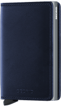  Secrid - Slimwallet Navy Polished טען תמונה לגלריה
