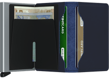  Secrid - Slimwallet Navy Polished טען תמונה לגלריה

