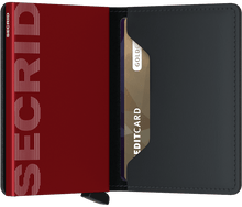  Secrid -Slimwallet Matte Black &amp; Red טען תמונה לגלריה
