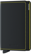  Secrid - Slimwallet Matte Black &amp; Yellow טען תמונה לגלריה
