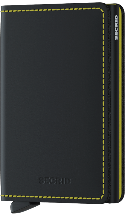 Secrid - Slimwallet Matte Black & Yellow
