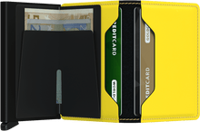  Secrid - Slimwallet Matte Black &amp; Yellow טען תמונה לגלריה
